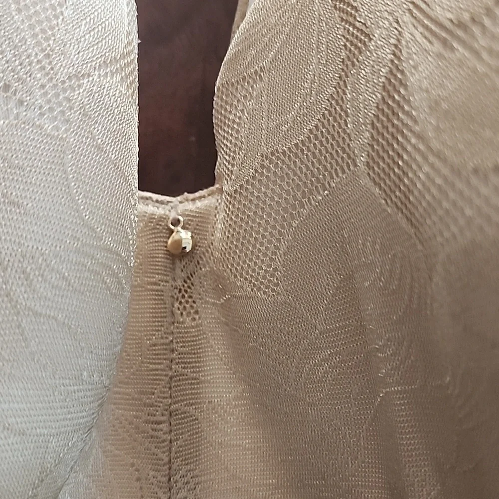 Cacique Beige Floral Lace Bra - 42DDD - Picture 2 of 7